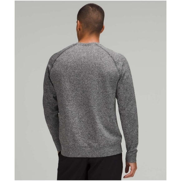 Lululemon Engineered Warmth Long Sleeve Crew Merino Wool Sweater XL Black/White - Picture 2 of 11
